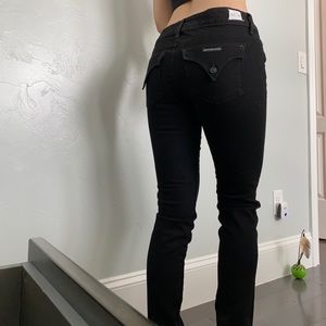 Hudson Black Low Rise Jeans